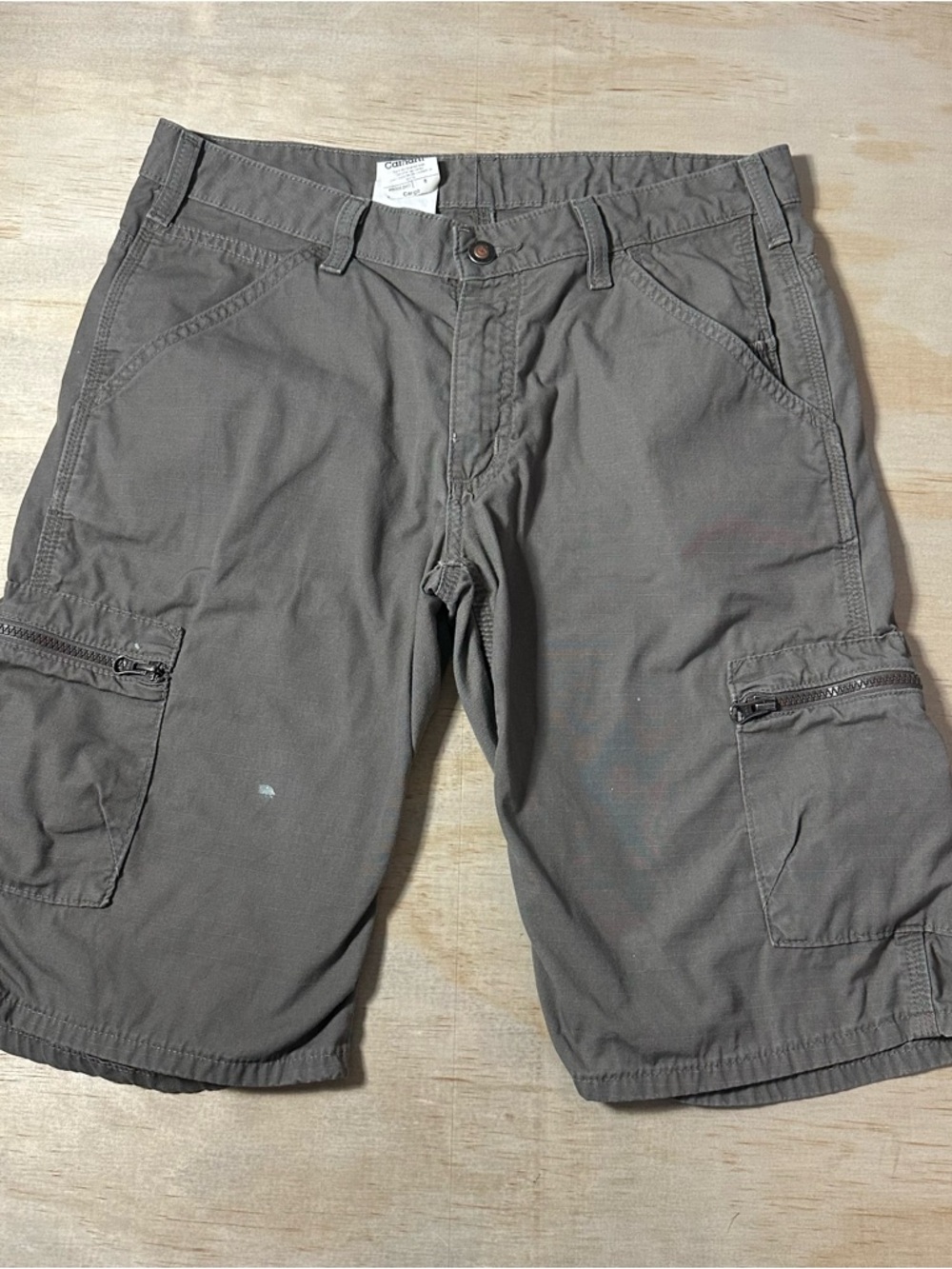 Carhartt Shorts Womens 8 Pockets Button Lightweight Outdoors Hiking Cargo Trail